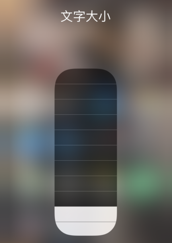 钟山苹果手机维修分享小技巧：在 iPhone 控制中心快速调节字体大小 